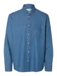 Jeansskjorta - Medium Blue Denim