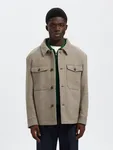Jacka Ullblandning - Deep Taupe
