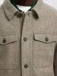 Jacka Ullblandning - Deep Taupe