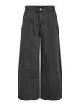 Vida Jeans Med Knytdetalj - Dark Grey Denim