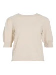 Stickad Topp - Super Light Natural Melange