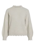 Stickad Tröja - Super Light Natural Melan