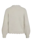 Stickad Tröja - Super Light Natural Melan