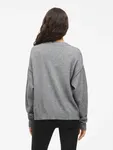 V-ringad Kofta - Medium Grey Melange