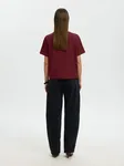 Boxy T-shirt - Tawny Port