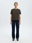 Boxy T-shirt - Delicioso/Brown