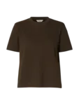 Boxy T-shirt - Delicioso/Brown