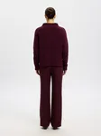 Stickad Tröja - Fig/Purple