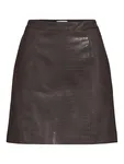 Kort Kjol - Seal Brown