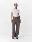 Sigrid Hw Casual Pants - Seal Brown