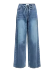 Vida Jeans Med Knytband - Medium Blue Denim