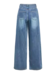Vida Jeans Med Knytband - Medium Blue Denim