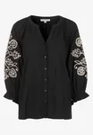 Blus Med Brodyr - Black/Beige