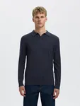 Långärmad Polotröja - Navy Blazer