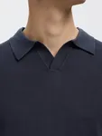 Långärmad Polotröja - Navy Blazer