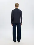 Långärmad Polotröja - Navy Blazer