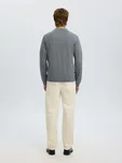 Långärmad Polotröja - Medium Grey Melange
