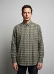 Flanellskjorta - Beluga Green
