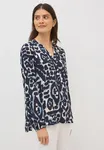Mönstrad Blus - Urban Dark Blue               