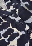 Mönstrad Blus - Urban Dark Blue               