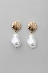 Örhänge Snäcka Pearl - Gold