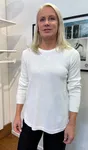 Stickad Tröja - Creme