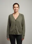 Stickad Kofta - Green