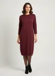 Långärmad Klänning - Wine