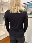 Långärmad Bas Topp - Black 