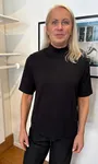 Kortärmad Polotröja - Black 