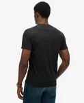 Essential Logo T-Shirt - Raven Black Marl/Pink
