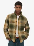 Overshirt Ullblandning - Western Ombre Olive Green