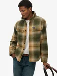 Overshirt Ullblandning - Western Ombre Olive Green