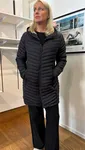 Lång Lättviktsjacka  - Black