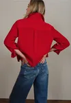Manchesterskjorta - Racing Red                    