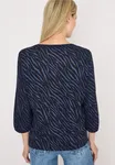 Mönstrad Topp - Urban Dark Blue               