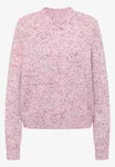 Stickad Tröja - Dark Blossom Melange          