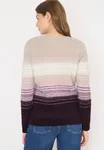 Stickad Tröja - Eggplant Red                  