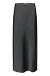 Elegant Långkjol - Black Oyster