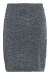 Stickad Kjol - Dark Grey Melange
