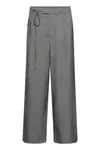 Kostymbyxa Med Knytband - Grey Melange / Chalk Stripe