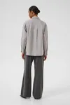 Skjorta Med Rosetter - Grey/White Stripe