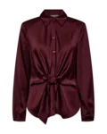 Blus Med Knytdetalj - Port Royale