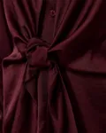 Blus Med Knytdetalj - Port Royale