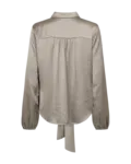 Blus Med Knytdetalj - Desert Taupe