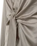 Blus Med Knytdetalj - Desert Taupe