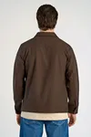 Superflex Brushed Overshirt - Brown Mel