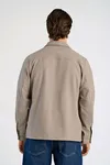 Superflex Brushed Overshirt - Stone Mel