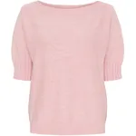 Stickad Tröja - Rosa Melange