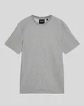 Chest Logo Interlock T-shirt - Mid Grey Marl (t28)